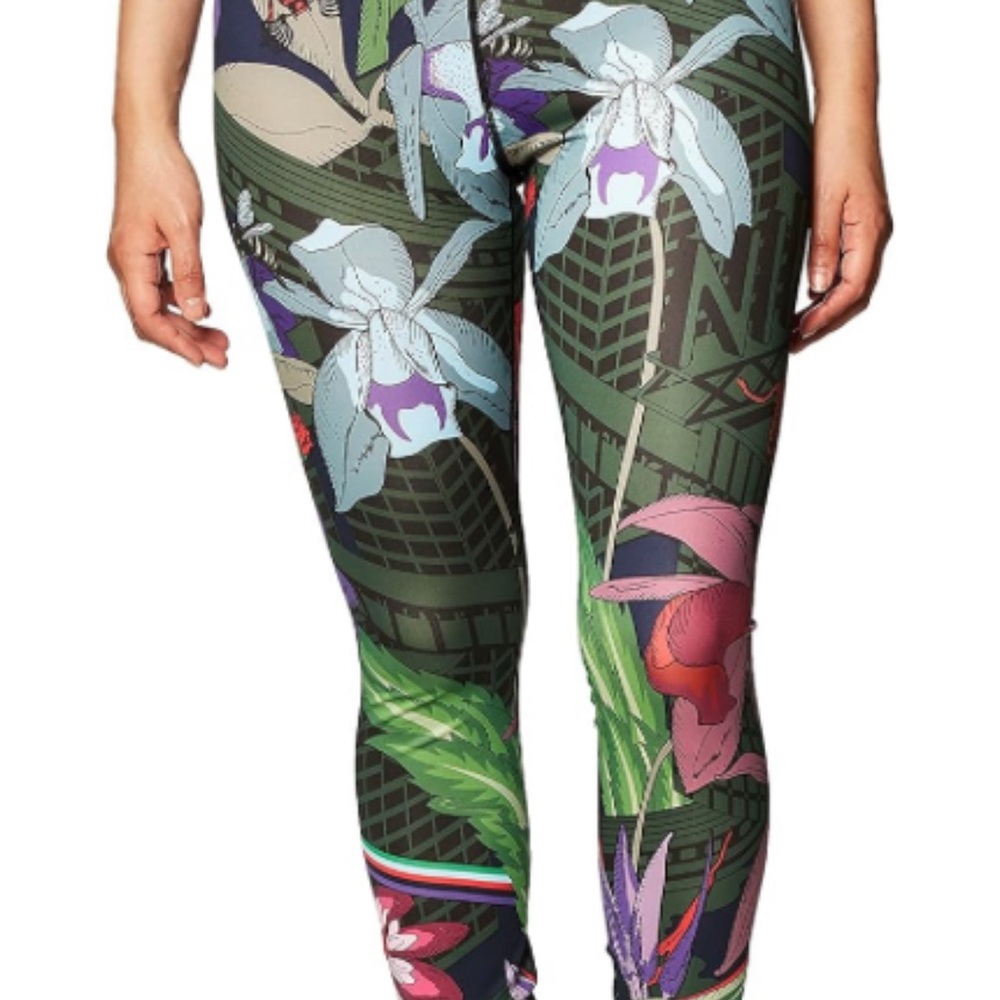 NIKE Women's W Nike One Tght Icnclsh Prt Sports Pants - Picture 3 of 4